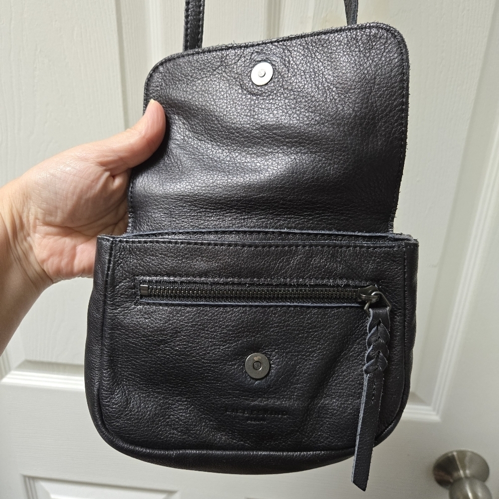 Liebeskind Berlin Black Kawai Double Dye Crossbody Purse - Picture 4 of 9